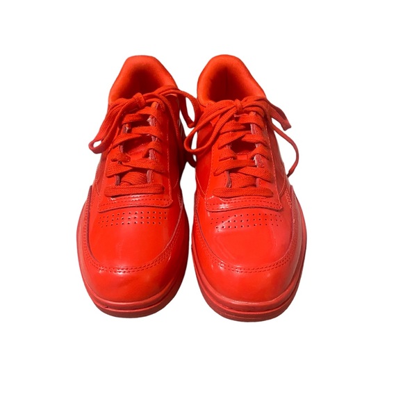 Reebok Cardi B Coated Club C Double Red Women's Size 7.5 Sneaker 2020 - Picture 3 of 10